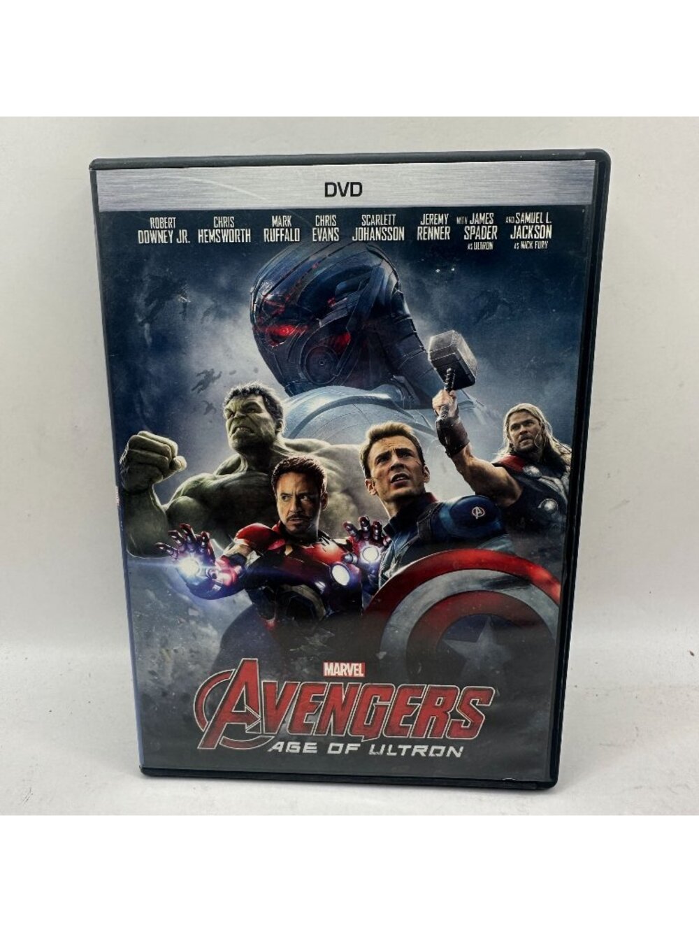 Avengers Age Of Ultron DVD 2015 PG13 Robert Downey Jr Chris Hemsworth Marvel Stu